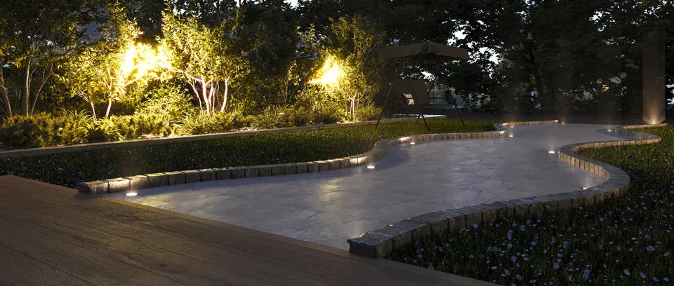Garden in alu